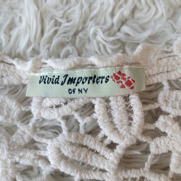 Vivid Importers Open Front Lace Midi Cardigan OS - Picture 7 of 7